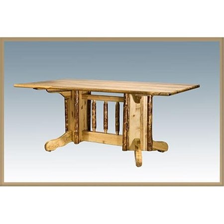 MONTANA WOODWORKS Montana Woodworks MWGCDPTN Dining Table; Dbl. Ped.-Glacier Country MWGCDPTN